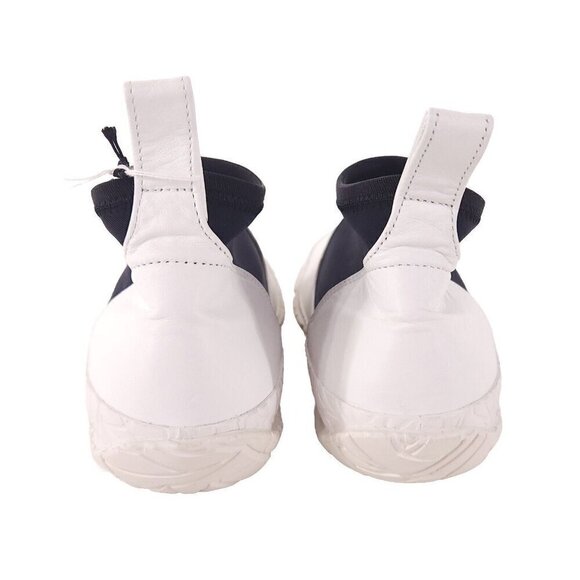 Issey Miyake Men White Vulcanized Mid-Top Sneakers 42 9 New - Picture 5 of 15